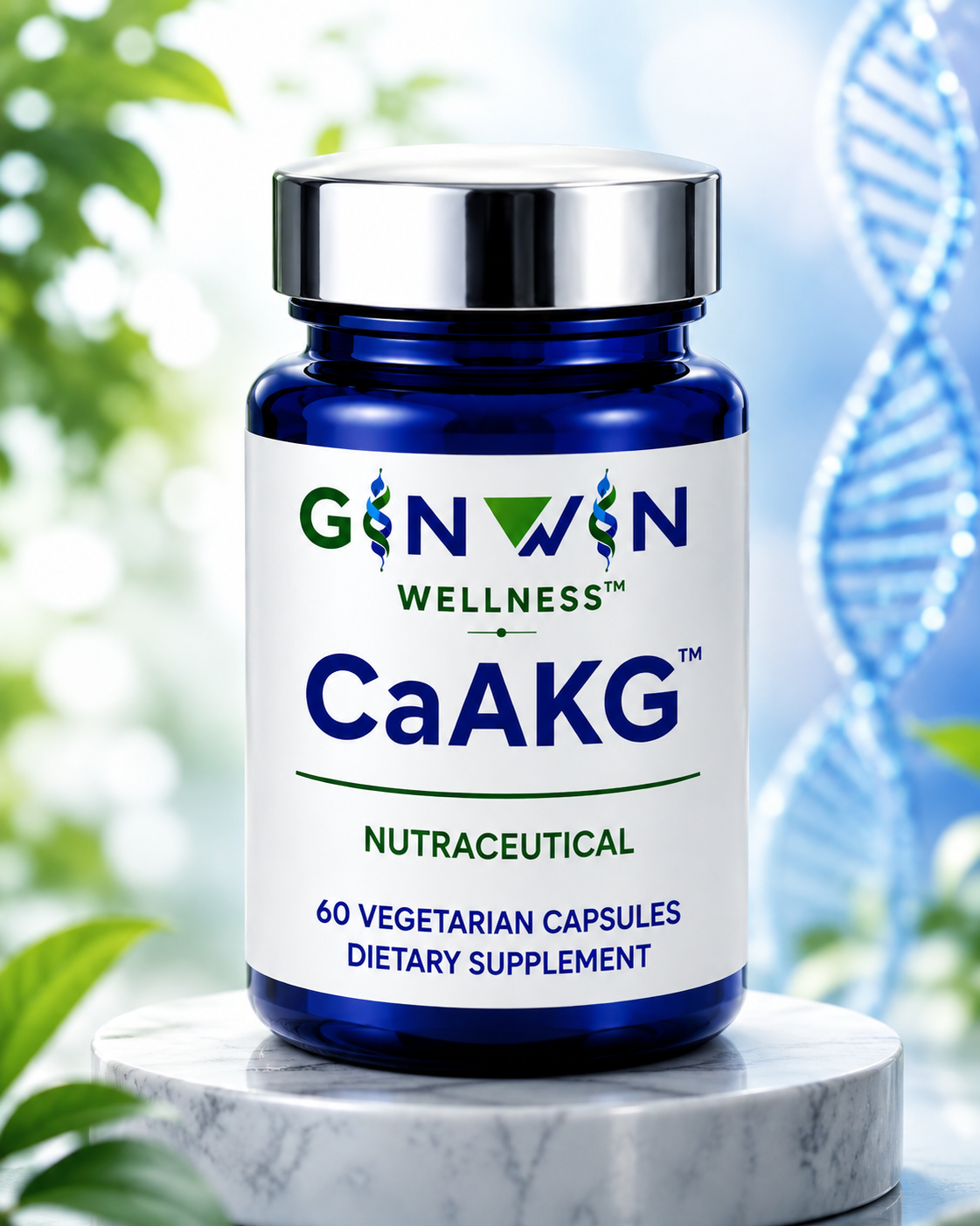 GINWIN™ CaAKG™ final product bottle